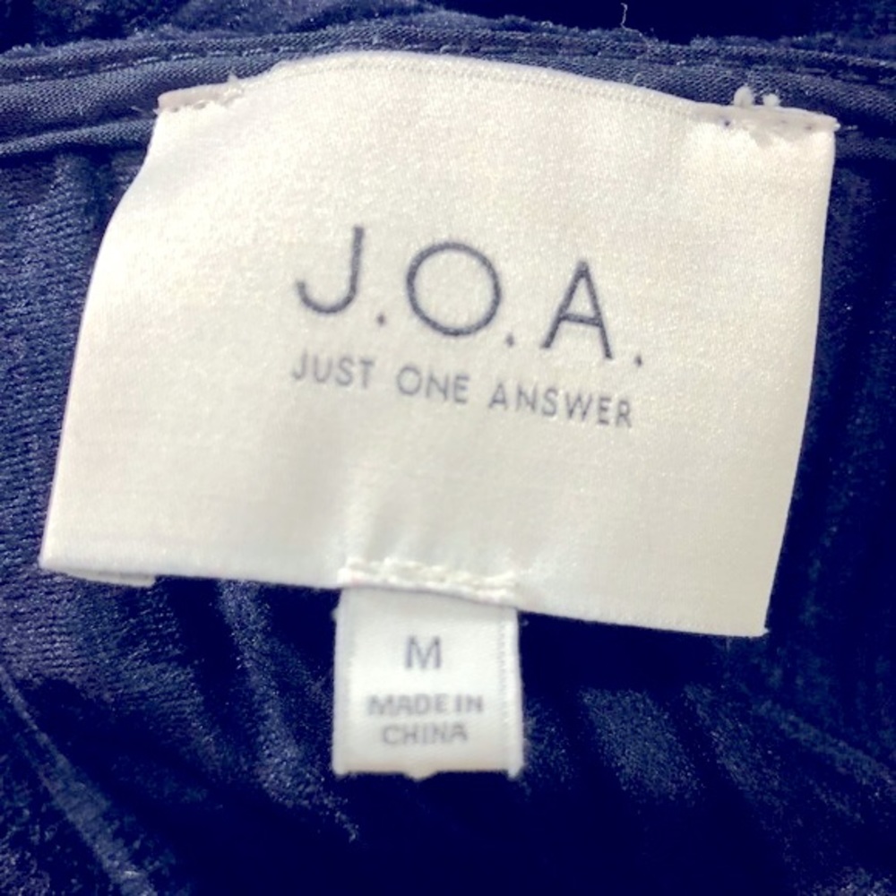 J.O.A Duster Velvet Cardigan Draped Jacket Size Medium - Picture 13 of 15